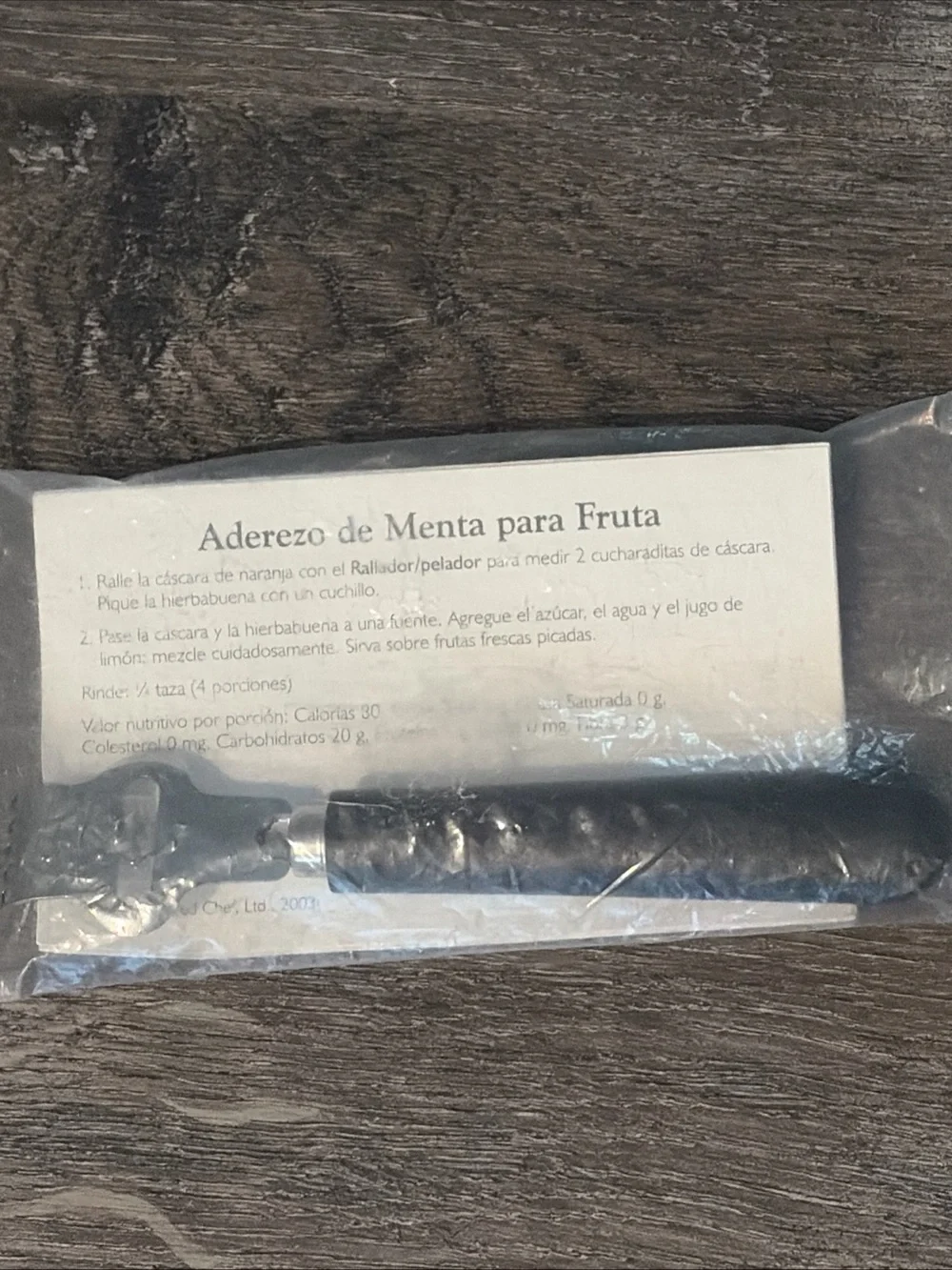 Pampered Chef Lemon CITRUS Vegetable Zester/Scorer #1133 New Sealed Package